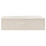 Caja de almacenaje tela color crema 70x40x18 cm de vidaXL, Cestas para almacenaje - Ref: Foro24-332907, Precio: 29,38 €, Desc...