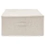 Caja de almacenaje tela color crema 70x40x18 cm de vidaXL, Cestas para almacenaje - Ref: Foro24-332907, Precio: 37,00 €, Desc...