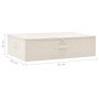Caja de almacenaje tela color crema 70x40x18 cm de vidaXL, Cestas para almacenaje - Ref: Foro24-332907, Precio: 29,38 €, Desc...