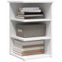 Armario auxiliar de madera contrachapada blanco 35x35x55 cm de vidaXL, Aparadores - Ref: Foro24-806274, Precio: 33,81 €, Desc...
