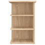 Armario auxiliar madera contrachapada roble Sonoma 35x35x55 cm de vidaXL, Aparadores - Ref: Foro24-806277, Precio: 41,76 €, D...