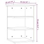 Armario auxiliar de madera contrachapada blanco 35x35x55 cm de vidaXL, Aparadores - Ref: Foro24-806274, Precio: 33,81 €, Desc...