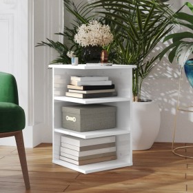 Armario auxiliar madera contrachapada blanco brillo 35x35x55 cm de vidaXL, Aparadores - Ref: Foro24-806280, Precio: 41,48 €, ...