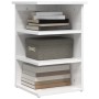 Armario auxiliar madera contrachapada blanco brillo 35x35x55 cm de vidaXL, Aparadores - Ref: Foro24-806280, Precio: 41,48 €, ...