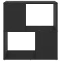 Librería de madera contrachapada negro 60x24x63 cm de vidaXL, Librerías y estanterías - Ref: Foro24-809063, Precio: 32,62 €, ...