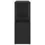 Librería de madera contrachapada negro 60x24x63 cm de vidaXL, Librerías y estanterías - Ref: Foro24-809063, Precio: 33,01 €, ...