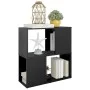 Librería de madera contrachapada negro 60x24x63 cm de vidaXL, Librerías y estanterías - Ref: Foro24-809063, Precio: 32,62 €, ...