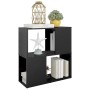 Librería de madera contrachapada negro 60x24x63 cm de vidaXL, Librerías y estanterías - Ref: Foro24-809063, Precio: 33,01 €, ...