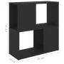 Librería de madera contrachapada negro 60x24x63 cm de vidaXL, Librerías y estanterías - Ref: Foro24-809063, Precio: 32,62 €, ...