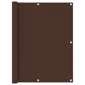 Toldo para balcón tela oxford marrón 120x300 cm en Sombrillas | Comprar online en Foru.es