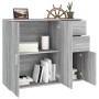 Aparador de madera contrachapada gris Sonoma 91x29,5x75 cm de vidaXL, Aparadores - Ref: Foro24-823275, Precio: 88,98 €, Descu...
