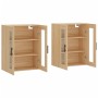 Armarios de pared 2 uds madera de ingeniería roble Sonoma de vidaXL, Aparadores - Ref: Foro24-3197964, Precio: 154,12 €, Desc...