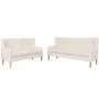 Conjunto de sofás 2 piezas tela blanco crema de vidaXL, Sofás - Ref: Foro24-274930, Precio: 837,74 €, Descuento: %