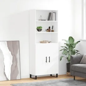 Aparador alto madera contrachapada blanco 69,5x34x180 cm de vidaXL, Aparadores - Ref: Foro24-3189277, Precio: 143,07 €, Descu...