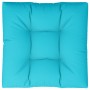 Cojín para palés tela turquesa 80x80x12 cm de vidaXL, Cojines para sillas y sofás - Ref: Foro24-360512, Precio: 47,40 €, Desc...