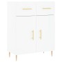 Aparador alto madera contrachapada blanco 69,5x34x180 cm de vidaXL, Aparadores - Ref: Foro24-3200505, Precio: 163,48 €, Descu...