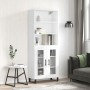 Aparador alto madera contrachapada blanco 69,5x34x180 cm de vidaXL, Aparadores - Ref: Foro24-3189341, Precio: 155,35 €, Descu...