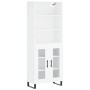 Aparador alto madera contrachapada blanco 69,5x34x180 cm de vidaXL, Aparadores - Ref: Foro24-3189341, Precio: 155,35 €, Descu...