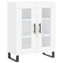 Aparador alto madera contrachapada blanco 69,5x34x180 cm de vidaXL, Aparadores - Ref: Foro24-3189341, Precio: 155,35 €, Descu...