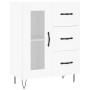 Aparador alto madera contrachapada blanco 69,5x34x180 cm de vidaXL, Aparadores - Ref: Foro24-3189501, Precio: 146,94 €, Descu...
