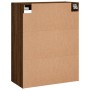 Armarios de pared 2 uds madera de ingeniería marrón roble de vidaXL, Aparadores - Ref: Foro24-3197968, Precio: 142,63 €, Desc...