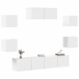 Set de muebles para TV 7 piezas madera contrachapada blanco en Muebles TV | Comprar online en Foru.es