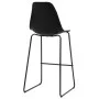 Taburetes de cocina 6 unidades plástico negro de vidaXL, Taburetes de cocina - Ref: Foro24-279654, Precio: 329,69 €, Descuent...