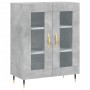 Aparador alto madera contrachapada gris hormigón 69,5x34x180 cm de vidaXL, Aparadores - Ref: Foro24-3189297, Precio: 129,40 €...