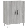 Aparador alto madera contrachapada gris sonoma 69,5x34x180 cm de vidaXL, Aparadores - Ref: Foro24-3189251, Precio: 135,77 €, ...