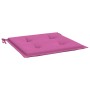 Cojines de silla de jardín 4 uds tela rosa 40x40x3 cm de vidaXL, Cojines para sillas y sofás - Ref: Foro24-361027, Precio: 38...