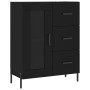 Aparador alto madera contrachapada negro 69,5x34x180 cm de vidaXL, Aparadores - Ref: Foro24-3189518, Precio: 182,83 €, Descue...
