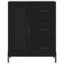 Aparador alto madera contrachapada negro 69,5x34x180 cm de vidaXL, Aparadores - Ref: Foro24-3189518, Precio: 182,83 €, Descue...