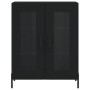 Aparador alto madera contrachapada negro 69,5x34x180 cm de vidaXL, Aparadores - Ref: Foro24-3189326, Precio: 162,54 €, Descue...