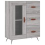 Aparador alto madera contrachapada gris sonoma 69,5x34x180 cm de vidaXL, Aparadores - Ref: Foro24-3189483, Precio: 157,58 €, ...