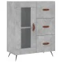 Concrete gray plywood tall sideboard 69.5x34x180 cm by vidaXL, Sideboards - Ref: Foro24-3189481, Price: 142,72 €, Discount: %