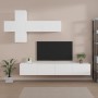 Set de muebles para TV 7 piezas madera contrachapada blanco en Muebles TV | Comprar online en Foru.es