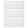 Aparador alto madera contrachapada blanco 69,5x34x180 cm de vidaXL, Aparadores - Ref: Foro24-3189293, Precio: 142,18 €, Descu...
