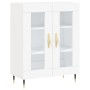 Aparador alto madera contrachapada blanco 69,5x34x180 cm de vidaXL, Aparadores - Ref: Foro24-3189293, Precio: 142,18 €, Descu...