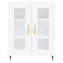 Aparador alto madera contrachapada blanco 69,5x34x180 cm de vidaXL, Aparadores - Ref: Foro24-3189293, Precio: 142,18 €, Descu...