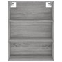 Aparador alto madera contrachapada gris sonoma 69,5x34x180 cm de vidaXL, Aparadores - Ref: Foro24-3189371, Precio: 159,95 €, ...