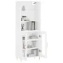 Aparador alto madera contrachapada blanco 69,5x34x180 cm de vidaXL, Aparadores - Ref: Foro24-3189301, Precio: 134,18 €, Descu...