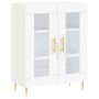 Aparador alto madera contrachapada blanco 69,5x34x180 cm de vidaXL, Aparadores - Ref: Foro24-3189301, Precio: 142,83 €, Descu...