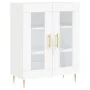 Aparador alto madera contrachapada blanco 69,5x34x180 cm de vidaXL, Aparadores - Ref: Foro24-3189301, Precio: 134,18 €, Descu...