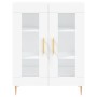 Aparador alto madera contrachapada blanco 69,5x34x180 cm de vidaXL, Aparadores - Ref: Foro24-3189301, Precio: 142,83 €, Descu...