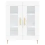 Aparador alto madera contrachapada blanco 69,5x34x180 cm de vidaXL, Aparadores - Ref: Foro24-3189301, Precio: 134,18 €, Descu...