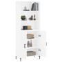 Aparador alto madera contrachapada blanco 69,5x34x180 cm de vidaXL, Aparadores - Ref: Foro24-3189253, Precio: 132,19 €, Descu...