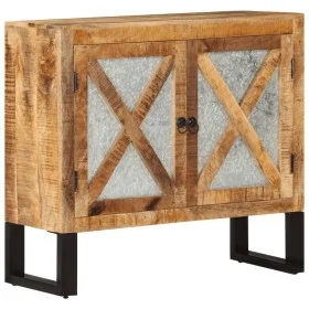 Aparador de madera maciza de mango y metal 80x30x71 cm by vidaXL, Sideboards - Ref: Foro24-355842, Price: 213,71 €, Discount: %