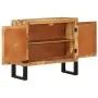 Aparador de madera maciza de mango y metal 80x30x71 cm by vidaXL, Sideboards - Ref: Foro24-355842, Price: 213,71 €, Discount: %