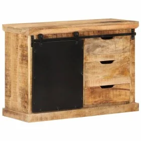 Aparador de madera maciza de mango sin tratar 80x30x55 cm de vidaXL, Aparadores - Ref: Foro24-355844, Precio: 235,71 €, Descu...