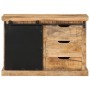 Aparador de madera maciza de mango sin tratar 80x30x55 cm de vidaXL, Aparadores - Ref: Foro24-355844, Precio: 209,57 €, Descu...